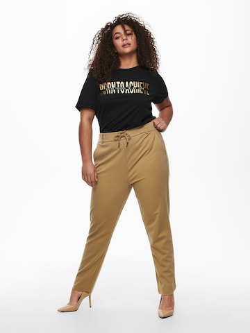 ONLY Carmakoma Regular Pants in Brown