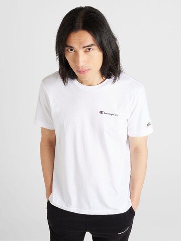 Champion Authentic Athletic Apparel Shirt in Wit: voorkant