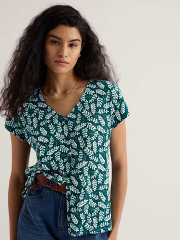 Chemisier Seasalt Cornwall en bleu : devant