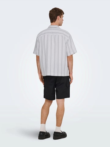 pilka Only & Sons Patogus modelis Marškiniai 'ONSWalker'