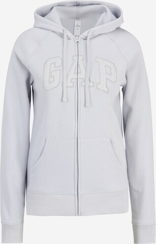 Gap Tall Sweatjacke 'HERITAGE' in Grau: predná strana