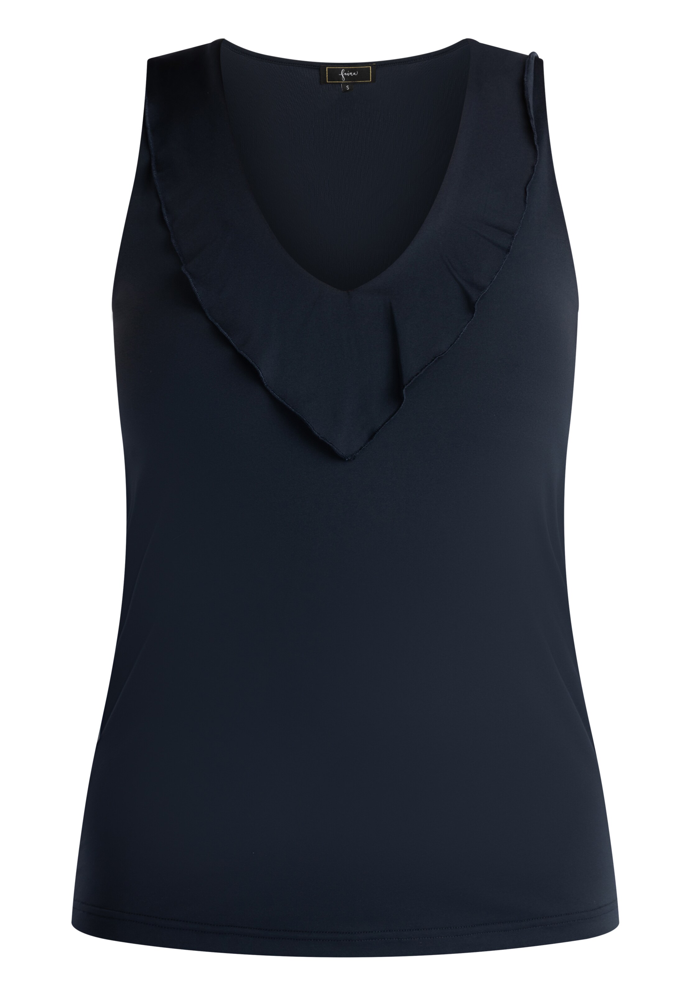 faina Top in Blau: Vorderseite