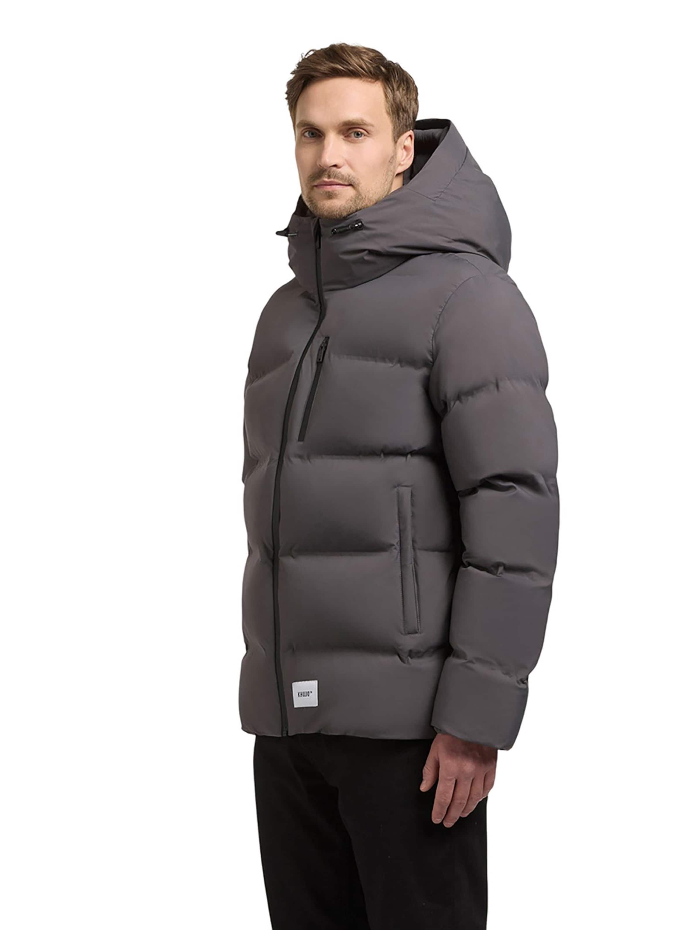 khujo Zimní bunda 'Silas3' – šedá