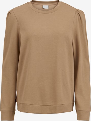 VILA Sweatshirt 'Rustie' in Bruin: voorkant