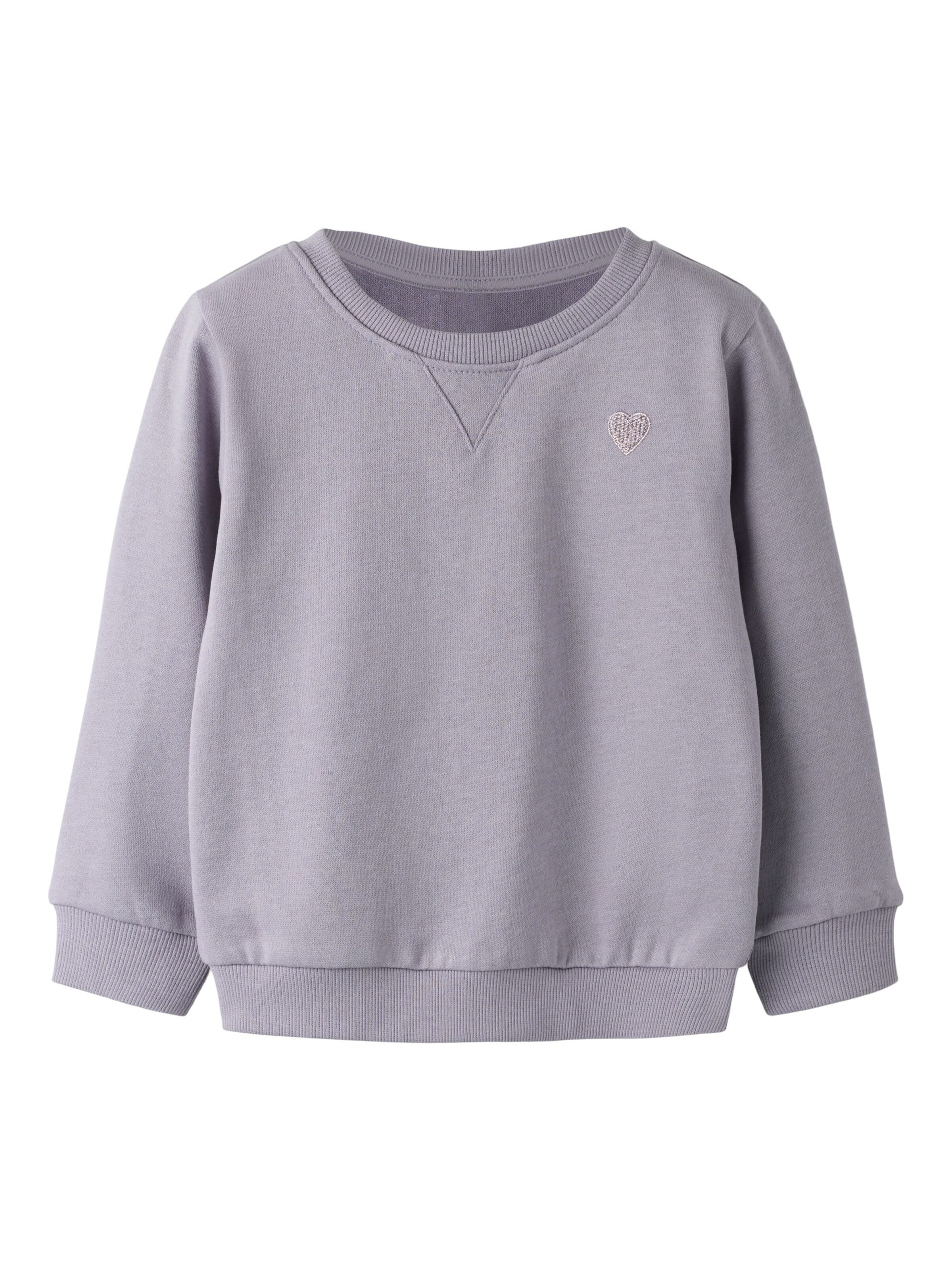 NAME IT Sweatshirt 'Sweatshirt NMFVIMA LS SWEAT BRU' in Purple: front