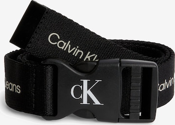 juoda Calvin Klein Jeans Diržas: priekis