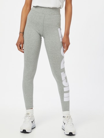 Nike Sportswear Skinny Fit Клин 'Essential' в сиво: отпред