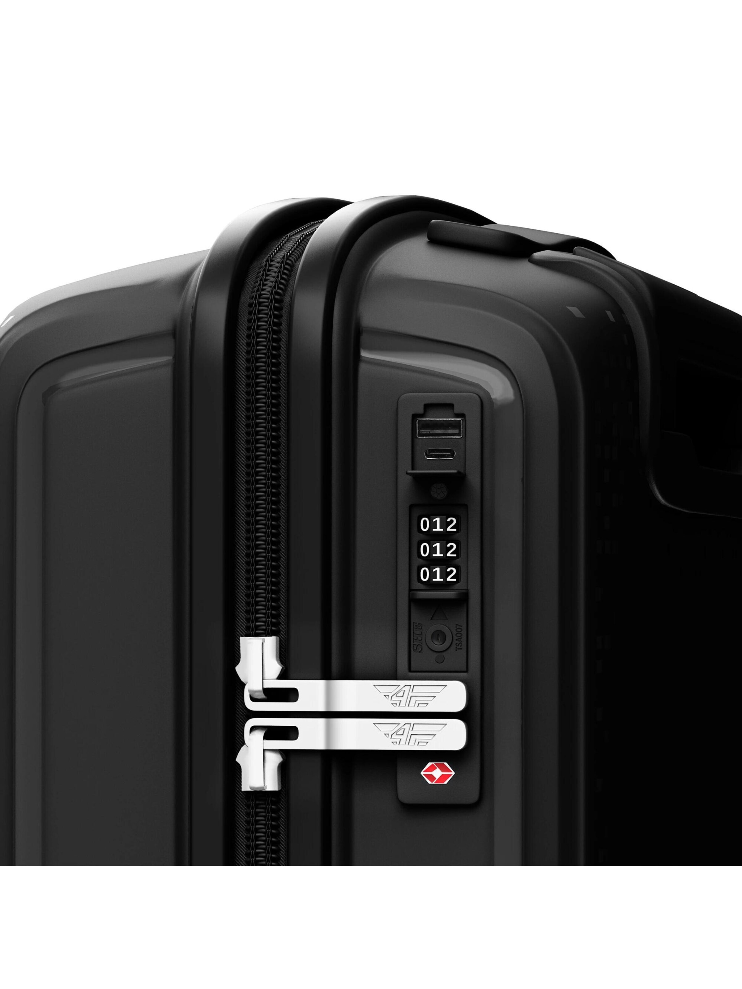 4FLY Suitcase Set 'Pixel' in Black