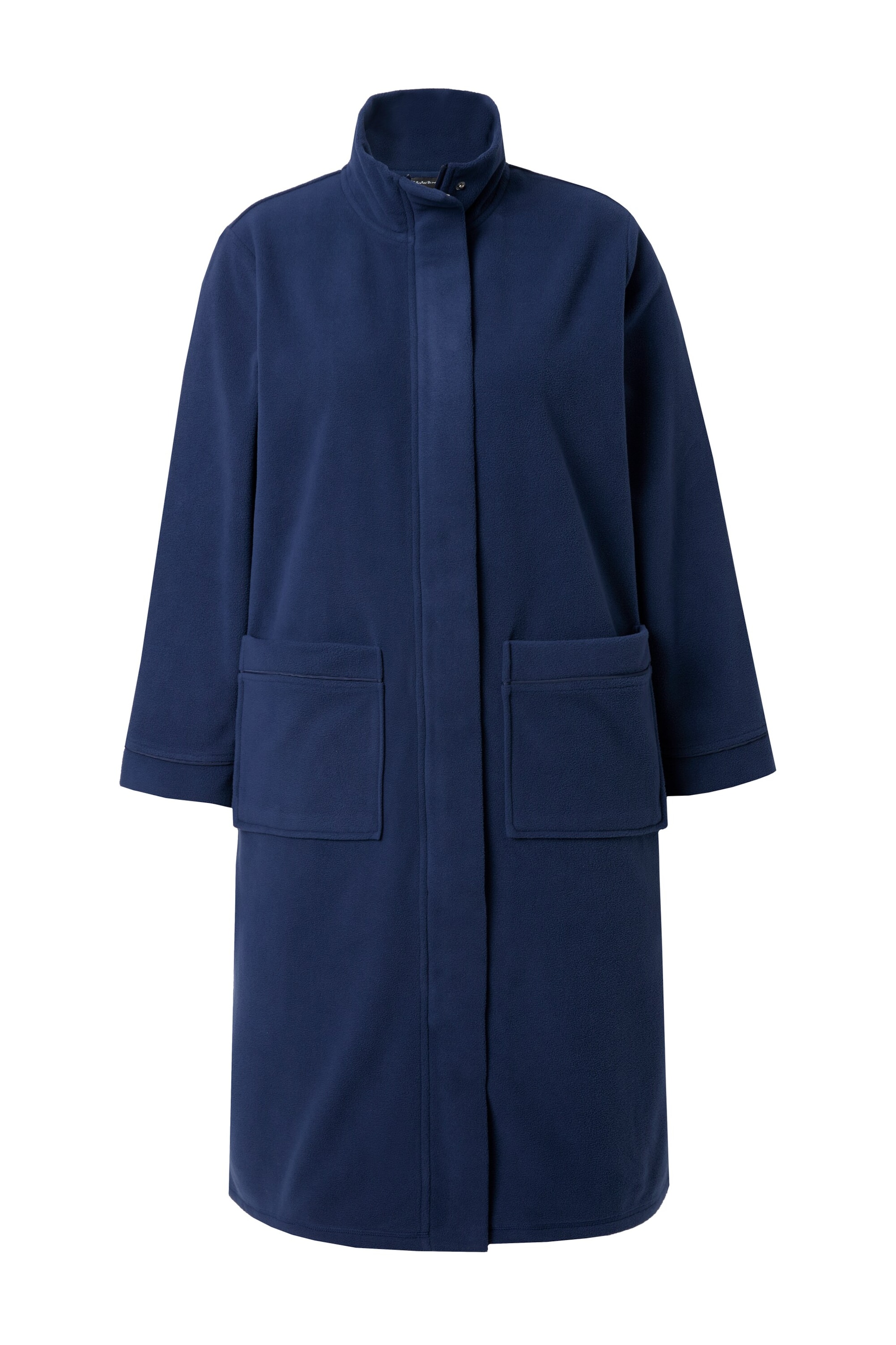 Ulla Popken Badjas kort in Blauw: voorkant