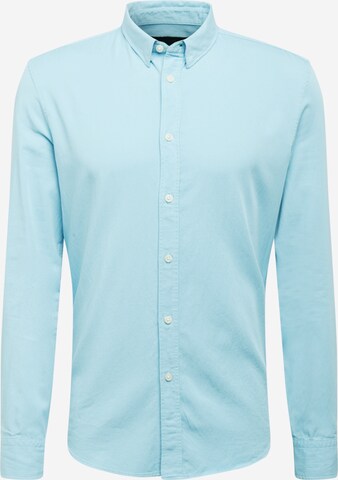 DRYKORN - Ajuste regular Camisa 'LOKEN' en azul: frente