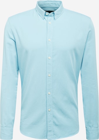 DRYKORN Regular fit Overhemd 'LOKEN' in Blauw: voorkant
