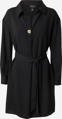 River Island Shirt Dress in Black: front