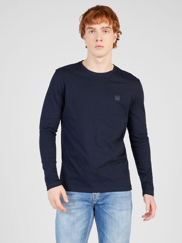 BOSS - Camiseta 'Tacks' en azul: frente