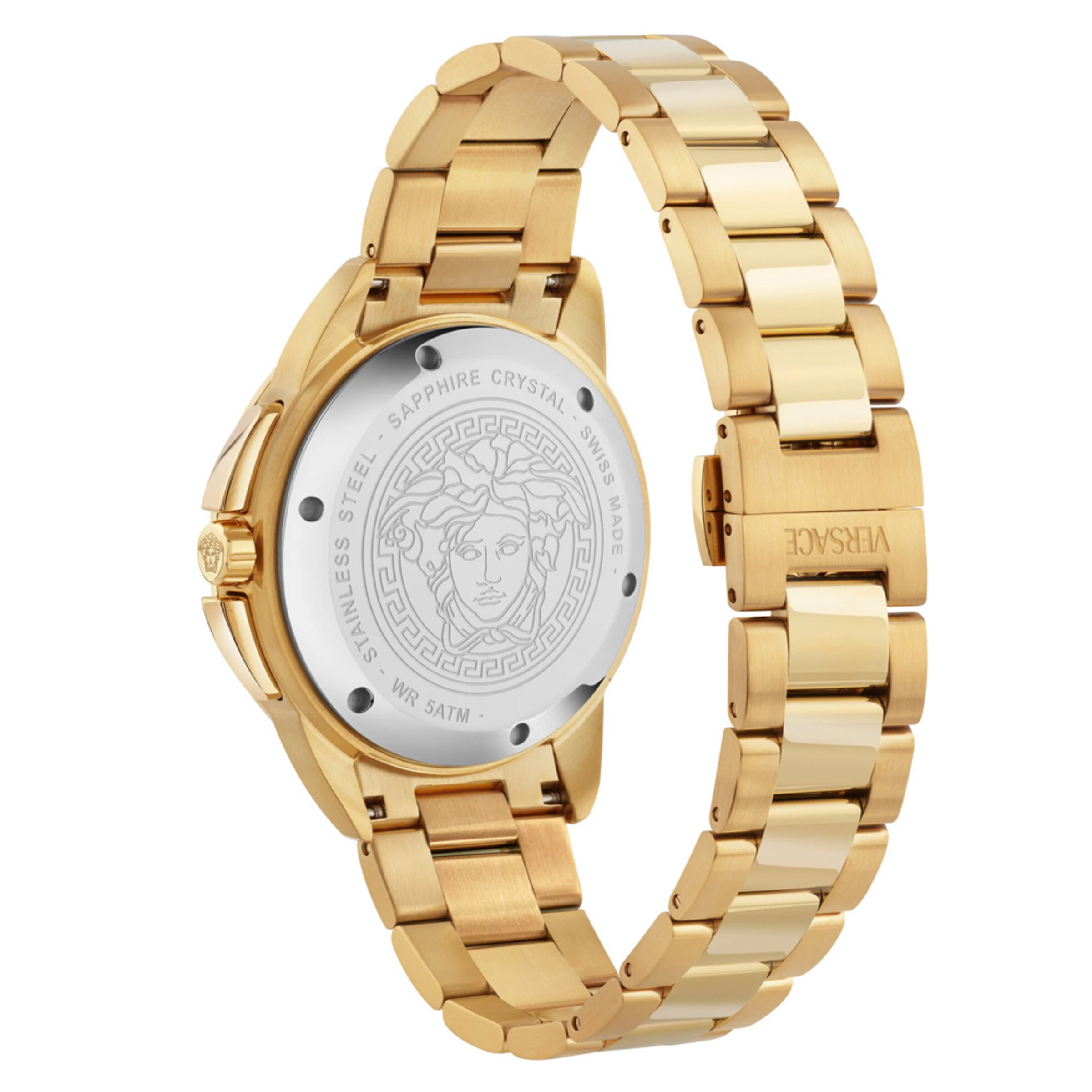 VERSACE Analog watch 'Vekia' in Gold