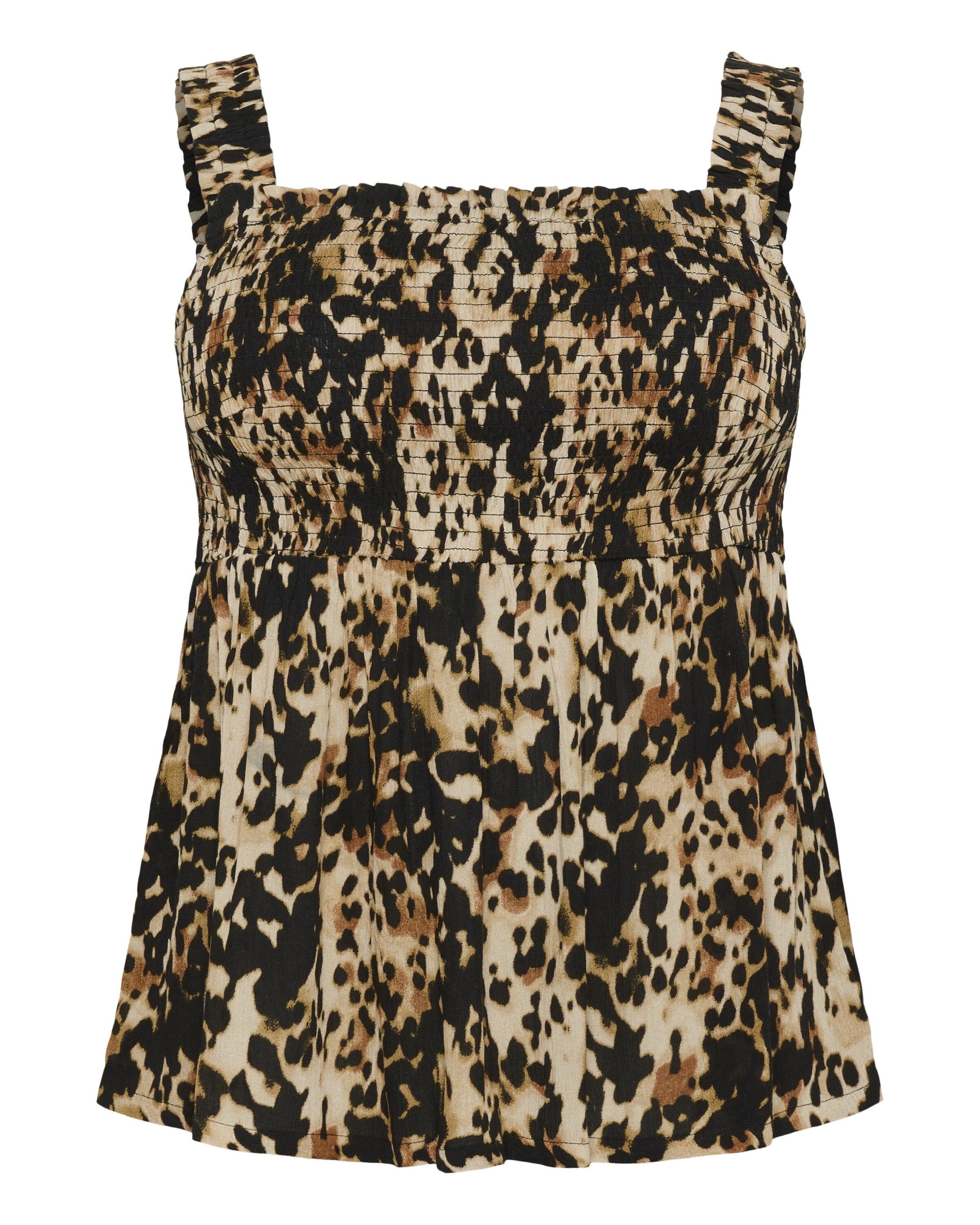 KAFFE CURVE Top 'Ami' in Beige: front