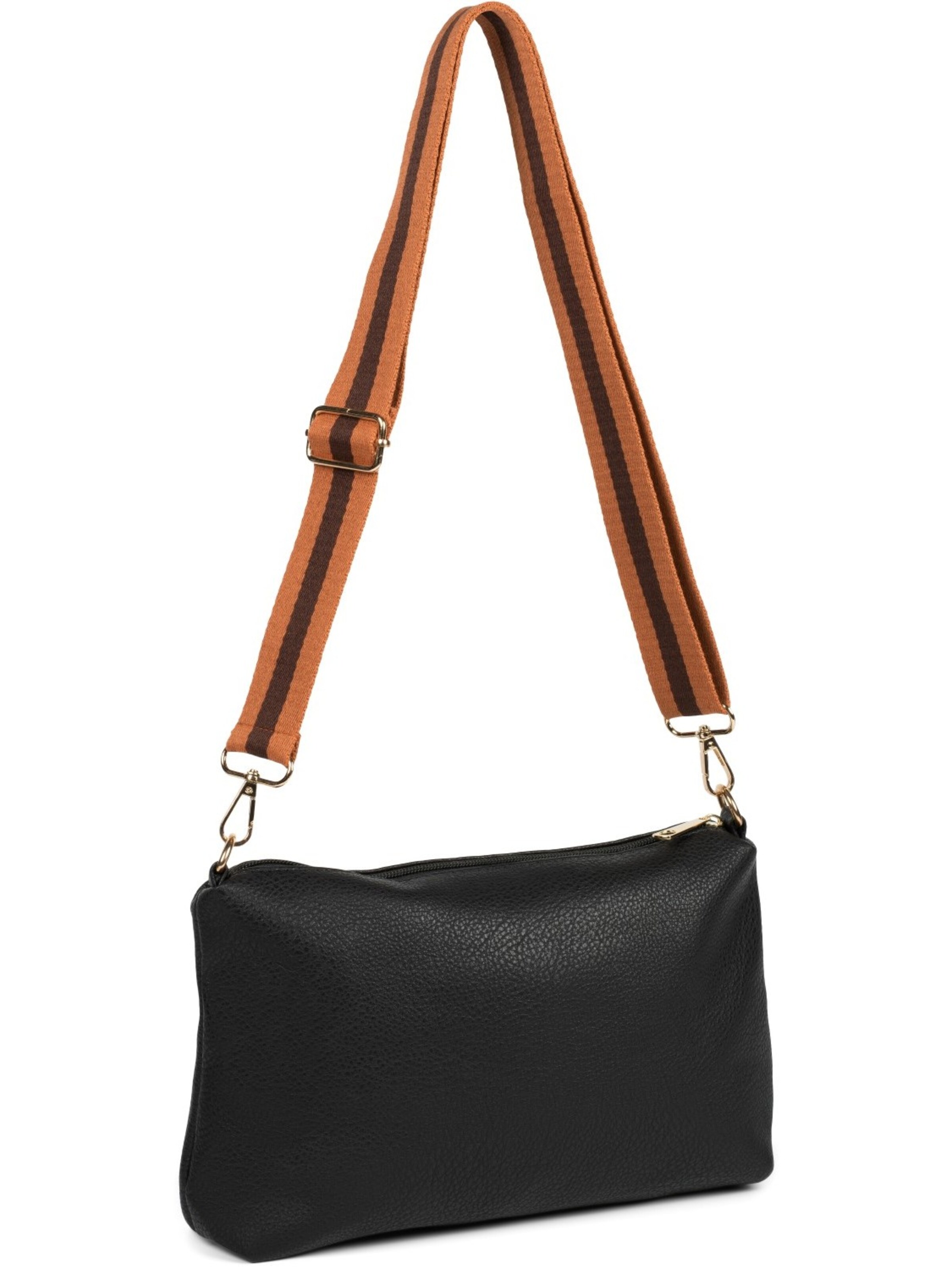 styleBREAKER Taschenzubehör 'Wechsel Taschengurt gestreift'‌‌‌‌‌‌ in Braun