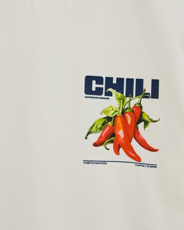 T-Shirt WE Fashion en blanc