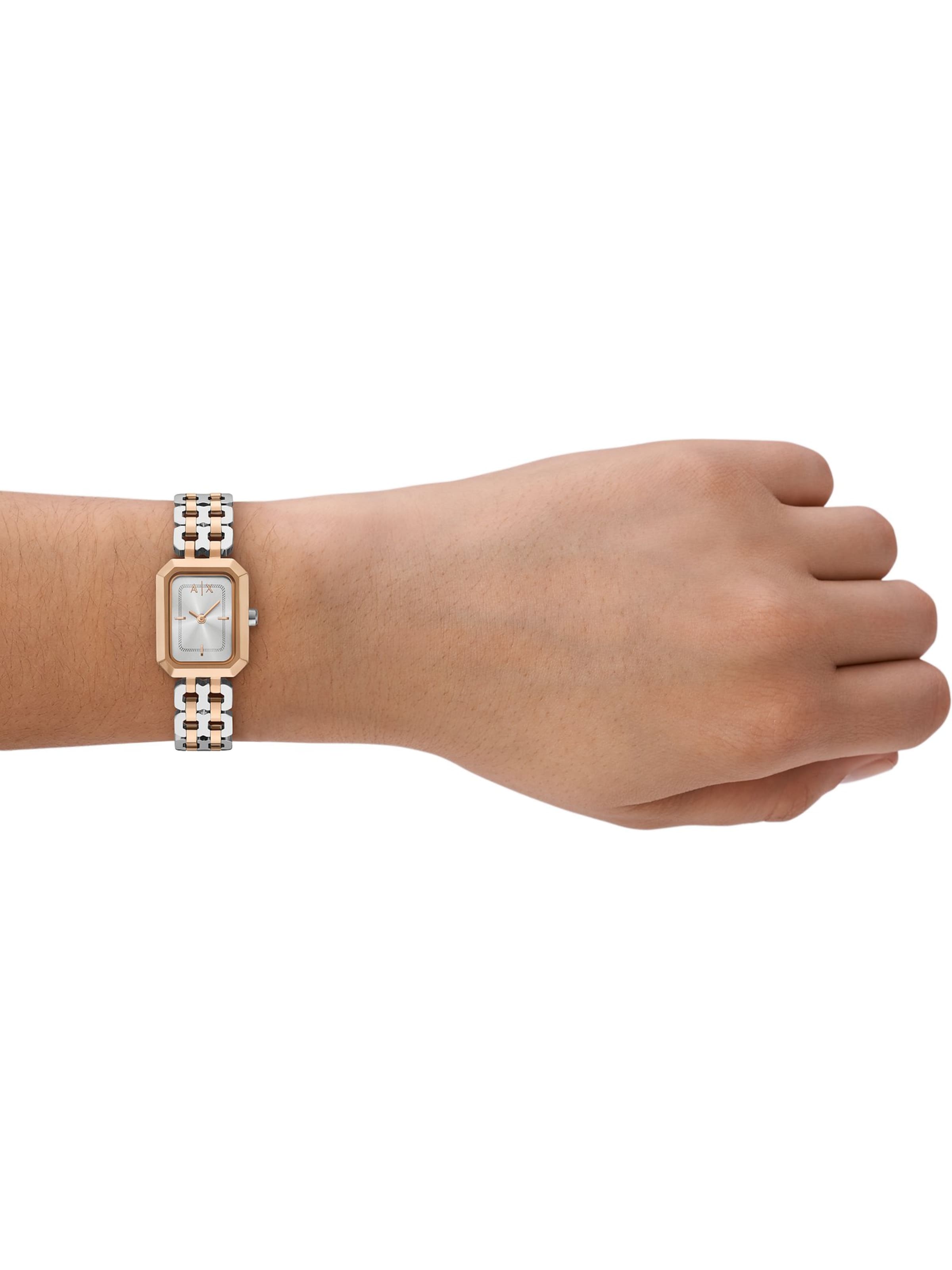 ARMANI EXCHANGE - Relógios analógicos em ouro: frente