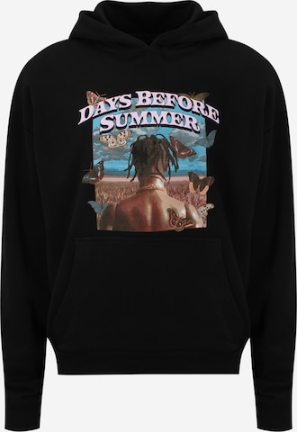 Mister Tee - Sudadera 'Days before Summer' en negro: frente