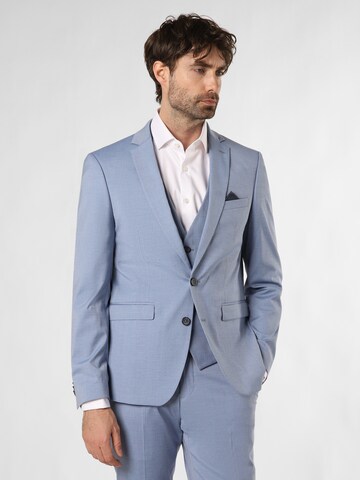 Coupe slim Veste de costume 'Oakland ' Finshley & Harding en bleu : devant