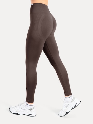 Smilodox Slim fit Leggings 'Trixy' in Brown