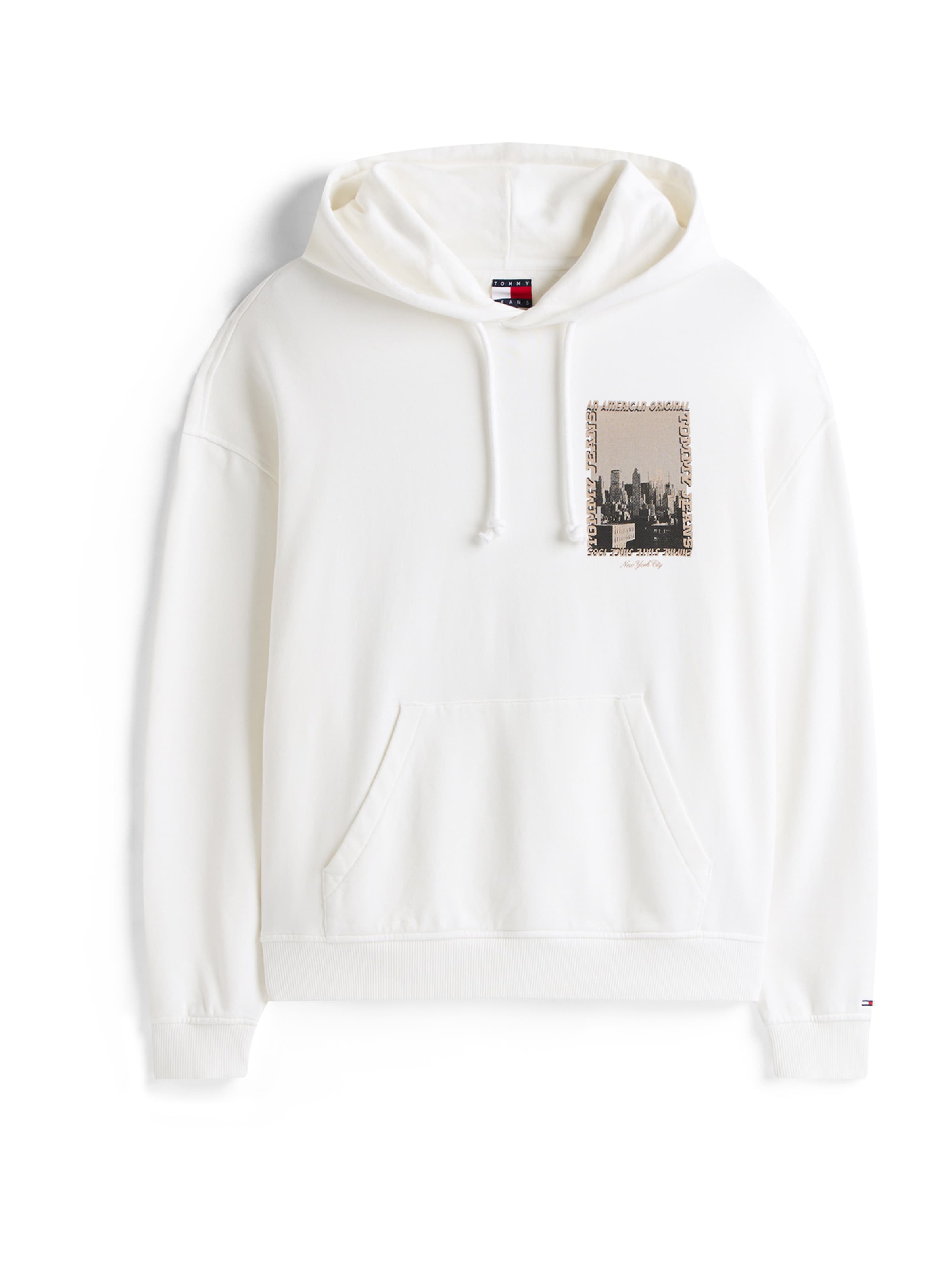 Tommy Jeans Μπλούζα φούτερ σε εκρού / καπουτσίνο / σκούρο γκρι / μαύρο, Άποψη προϊόντος