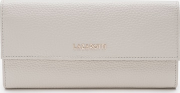 Lazarotti Wallet 'Bologna' in White: front