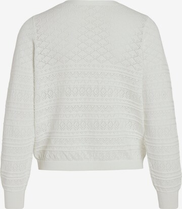 VILA Knit Cardigan 'AUGUSTA' in White