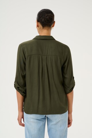 Kaffe Bluse 'Sille Utility' in Grün