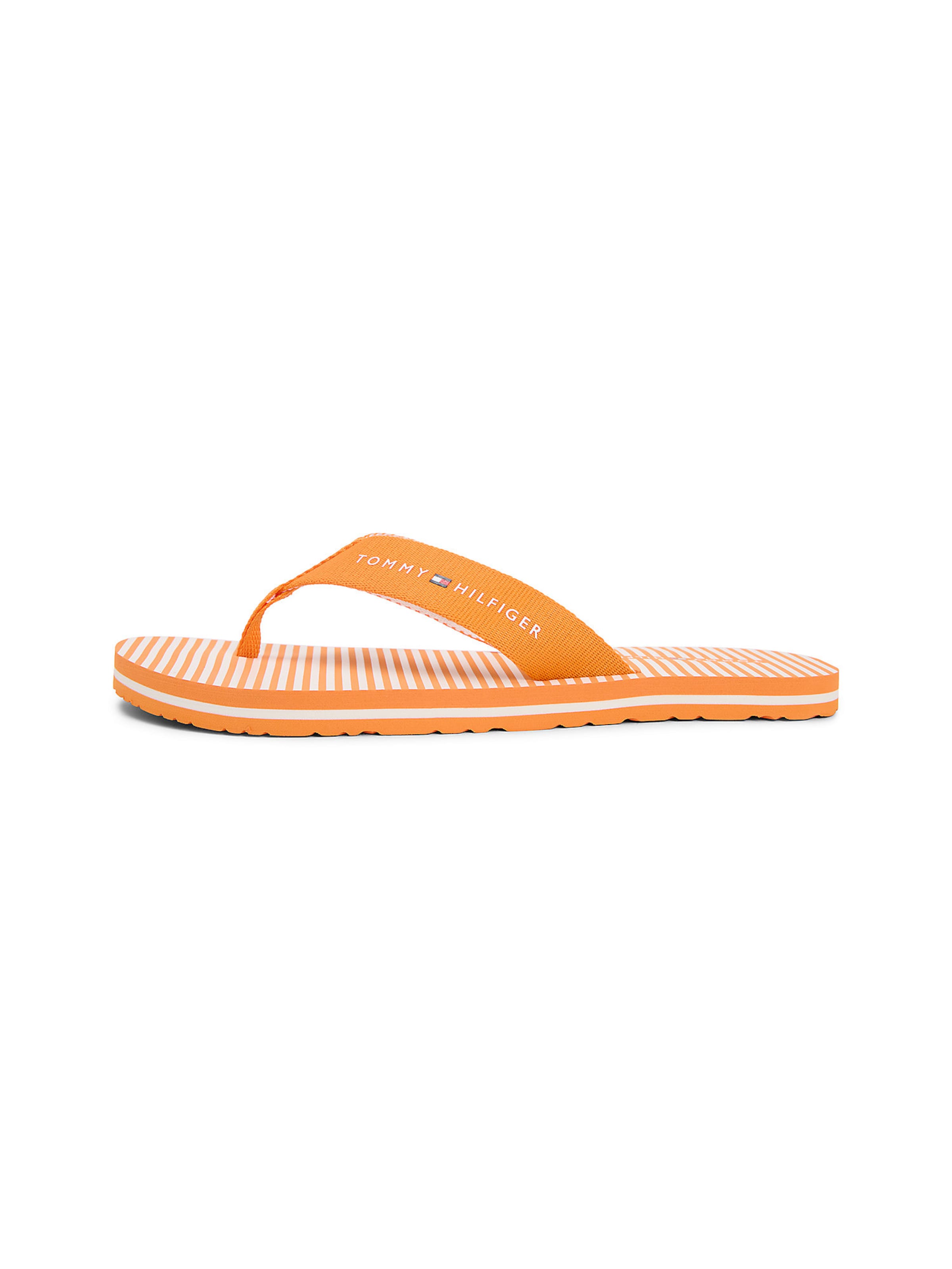 TOMMY HILFIGER Teenslipper 'Ithaca' in Oranje: voorkant