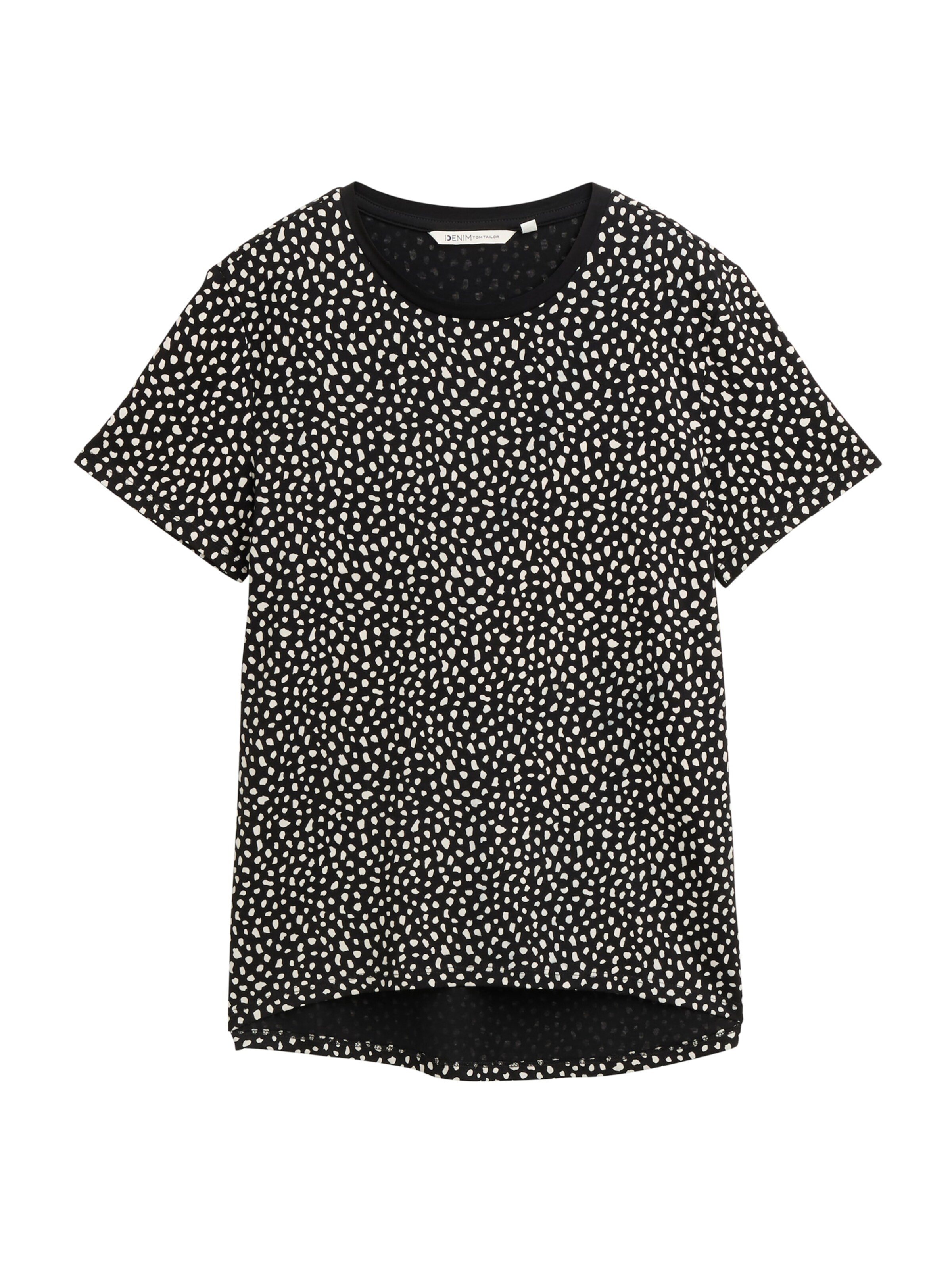 Maglietta di TOM TAILOR DENIM in nero: frontale