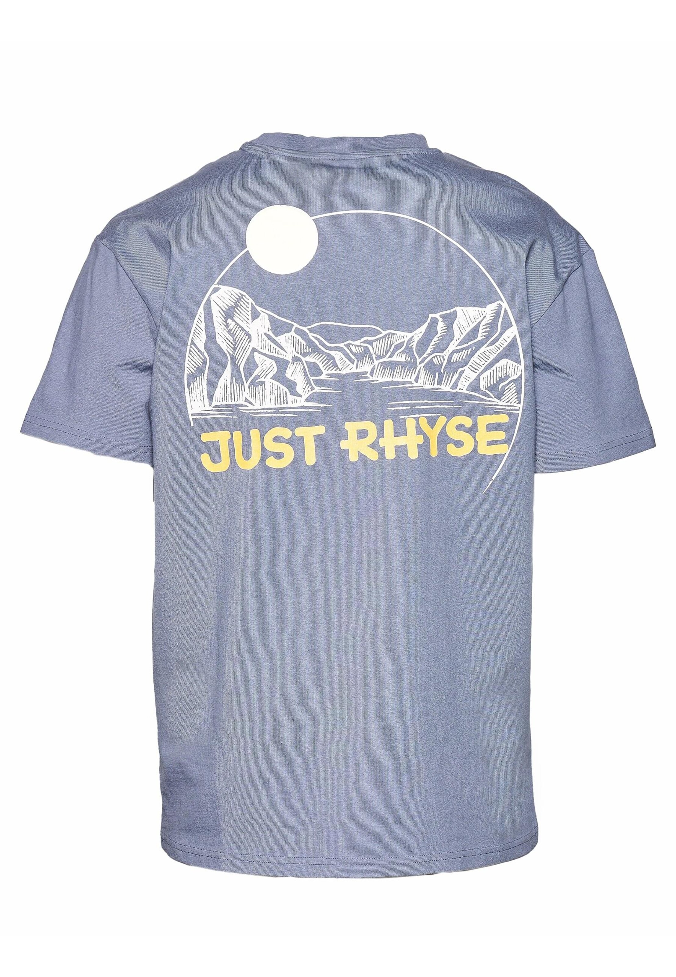 Maglietta 'Rising Sun' di Just Rhyse in blu