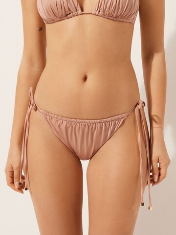CALZEDONIA Bikinihose in Beige: Vorderseite