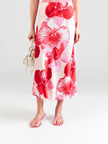 VERO MODA Юбка 'VMREBA HIBISCA' в Ярко-розовый