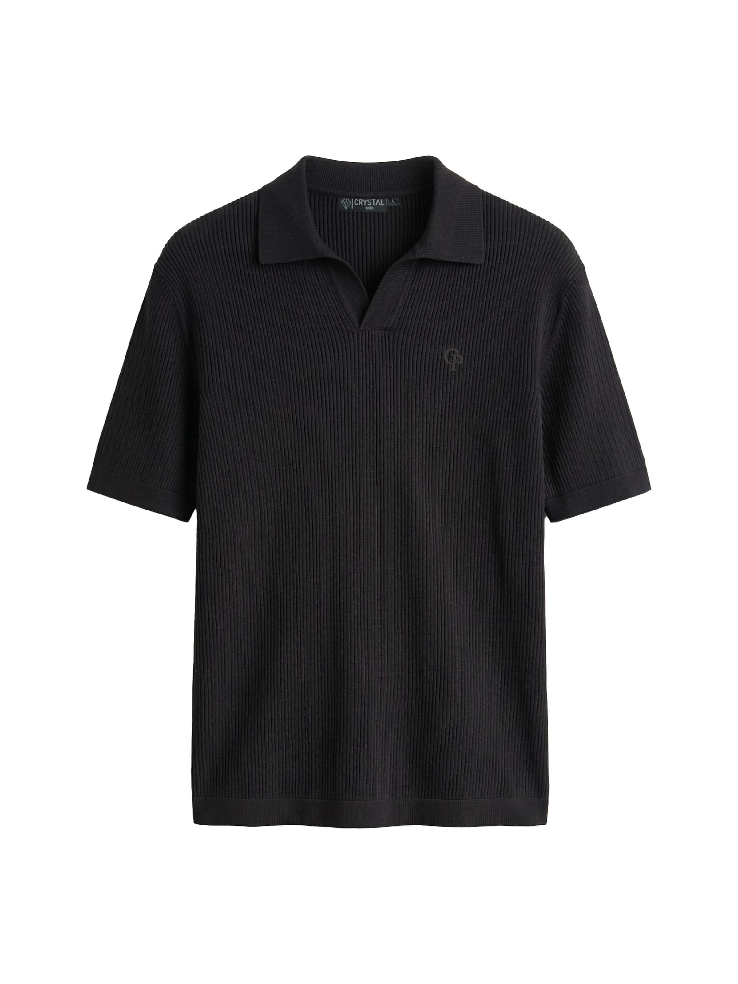 Crystal Paris Shirt 'Bergen' in Zwart: voorkant