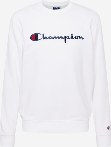 balts Champion Authentic Athletic Apparel Sportisks džemperis: no priekšpuses