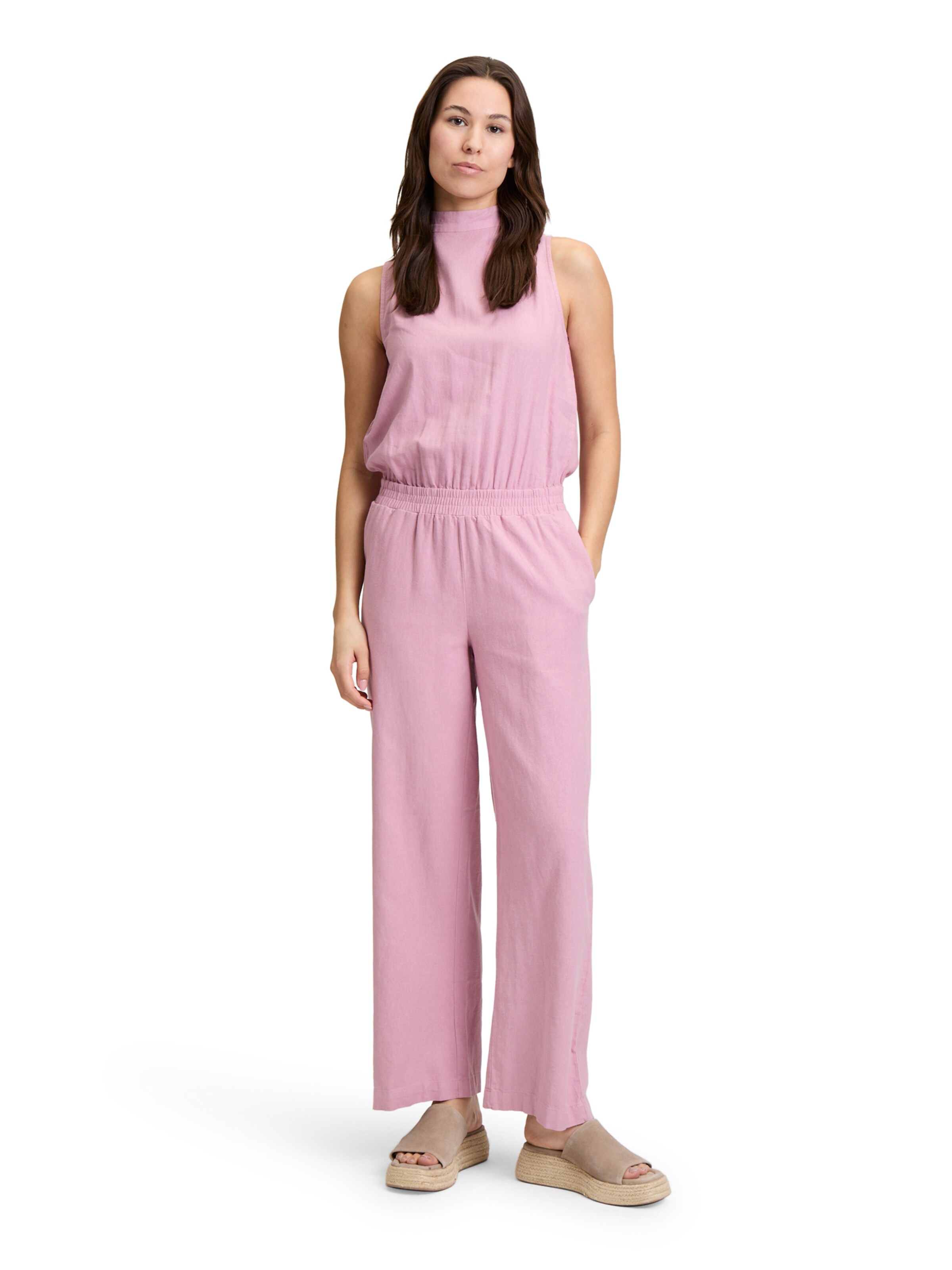 Tuta jumpsuit di Cartoon in rosa: frontale
