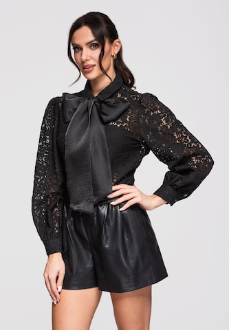 Ombre Blouse 'OW-SH-E0012' in Black