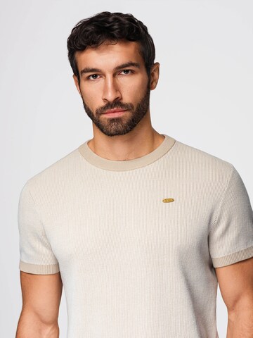 Ombre Shirt in Beige