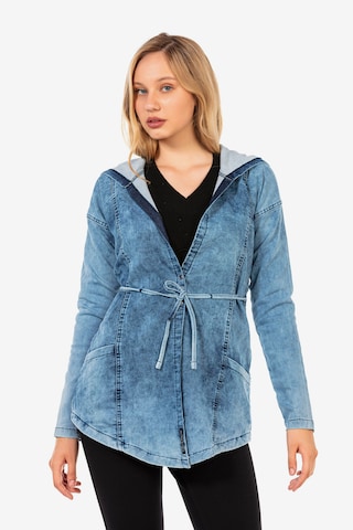 CIPO & BAXX Jeansjacke in Blau: predná strana