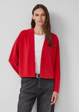 s.Oliver Sweatvest in Rood: voorkant