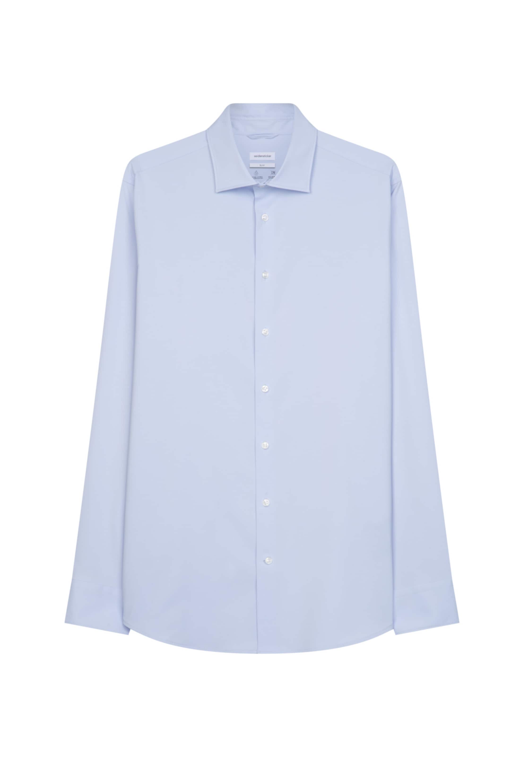 SEIDENSTICKER Slim Fit Hemd in Blau