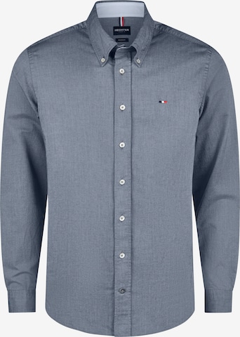 HECHTER PARIS Regular fit Zakelijk overhemd 'Casual' in Blauw: voorkant