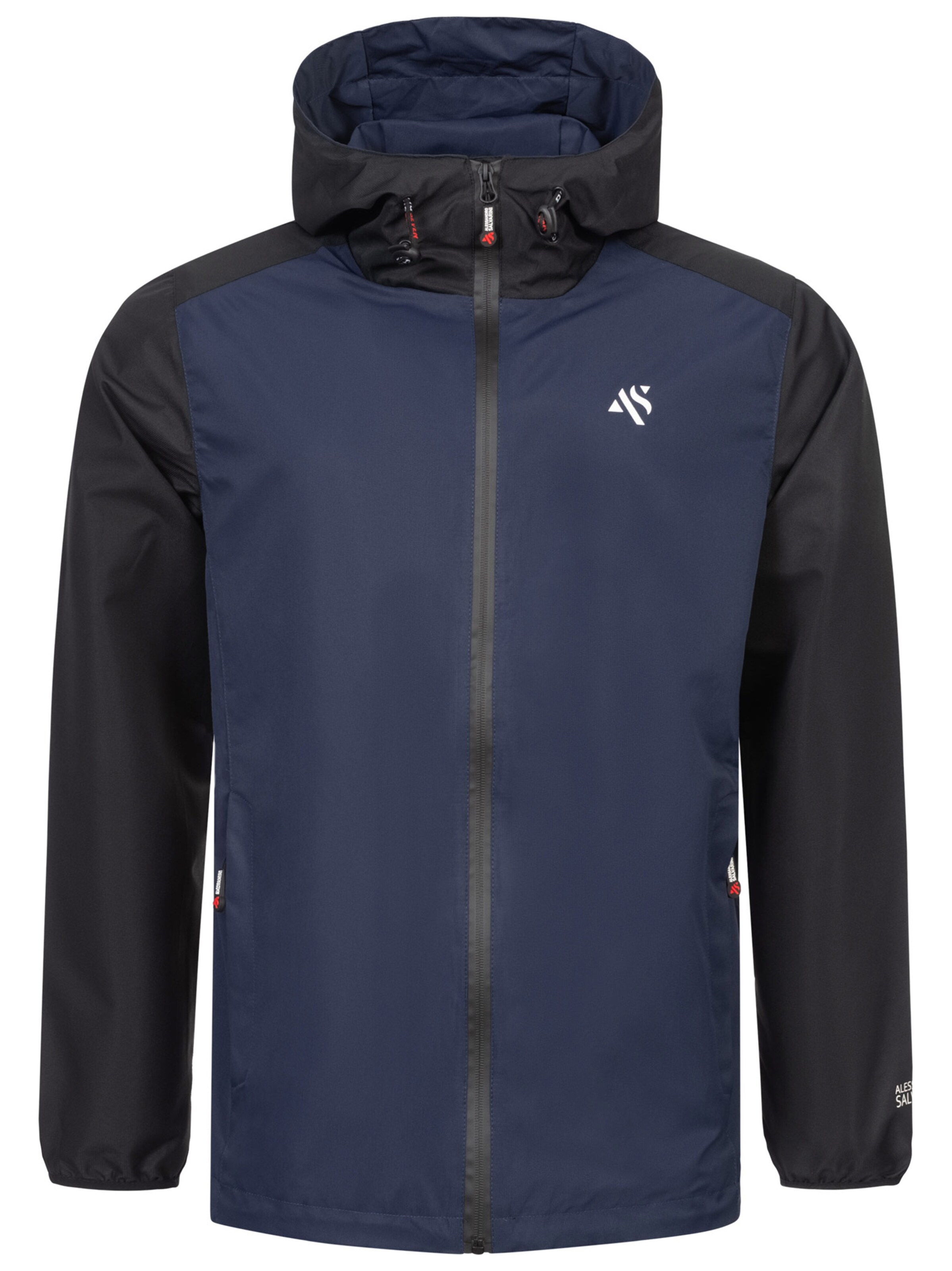 Alessandro Salvarini Functionele jas in Blauw: voorkant