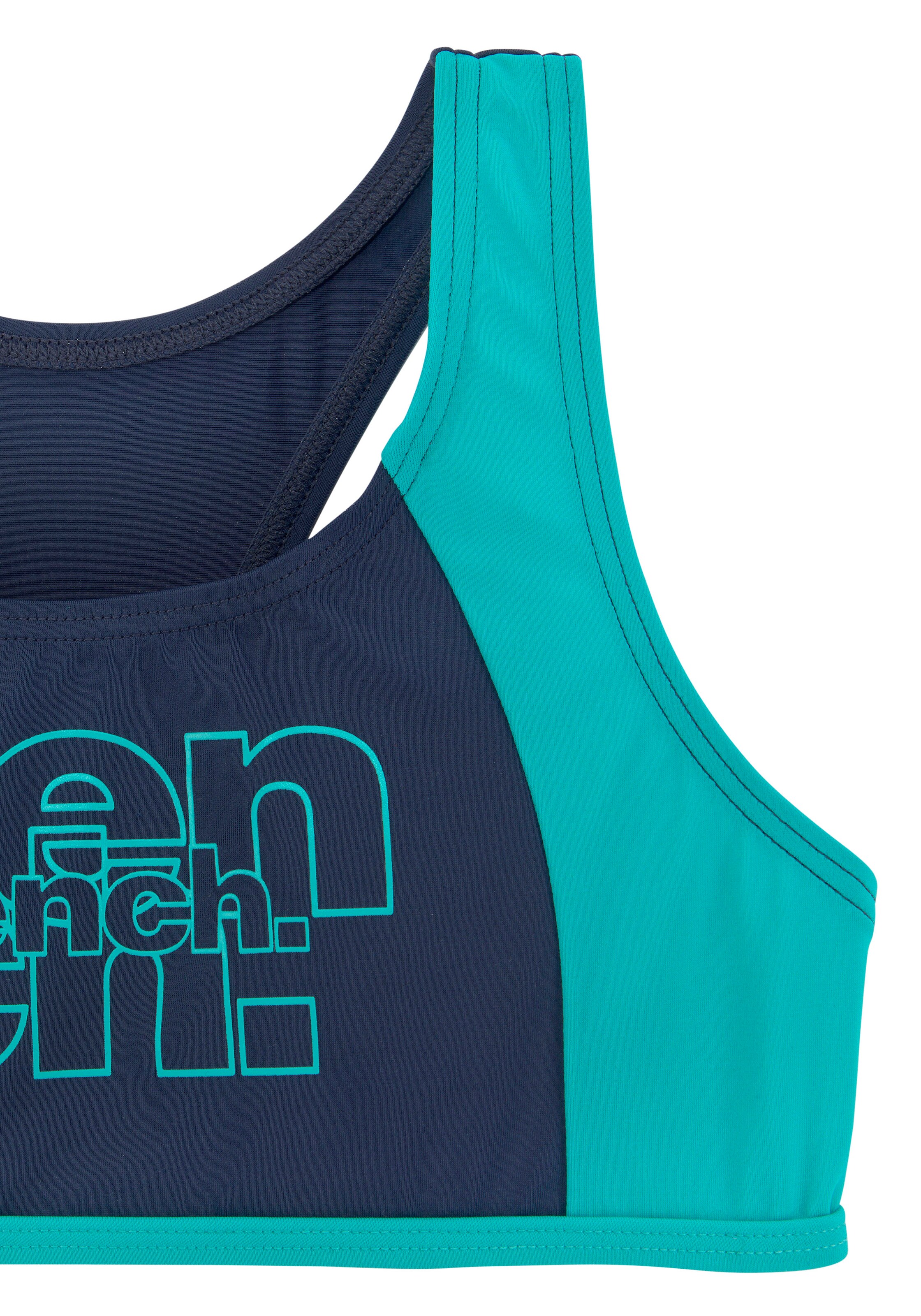 BENCH Bustier Bikini in Blau