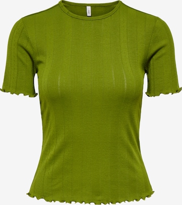 T-shirt 'ONLTENNA' ONLY en vert : devant