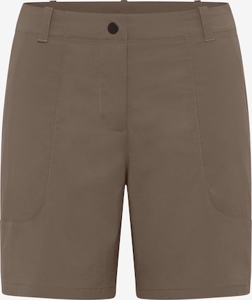 JACK WOLFSKIN Outdoor trousers 'Desert' in Brown: front