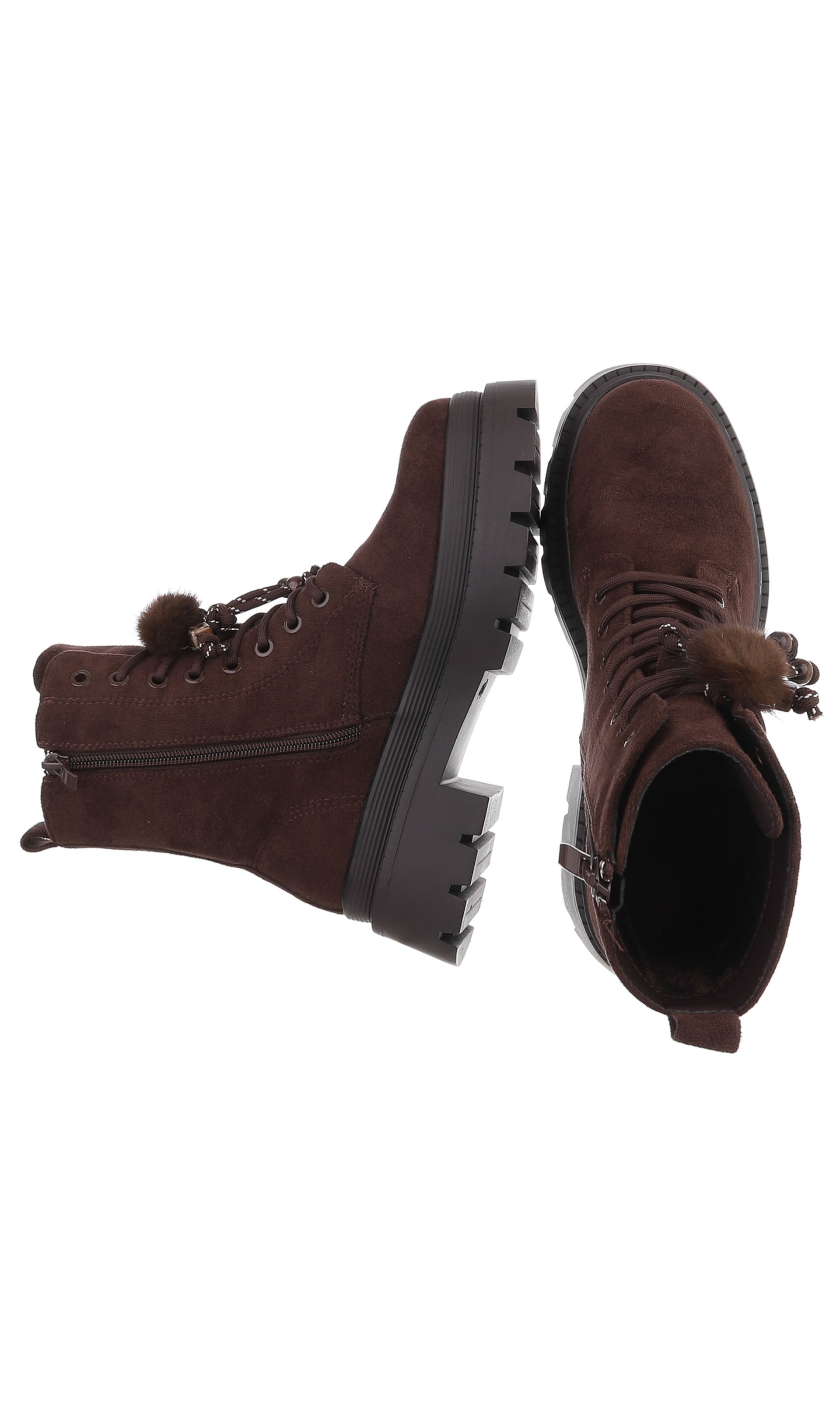 Ital-Design Stiefelette in Braun