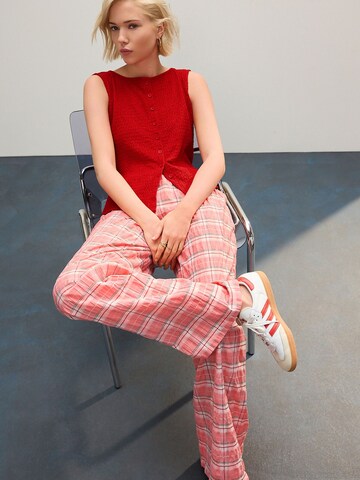 Wide Leg Pantalon Next en rose