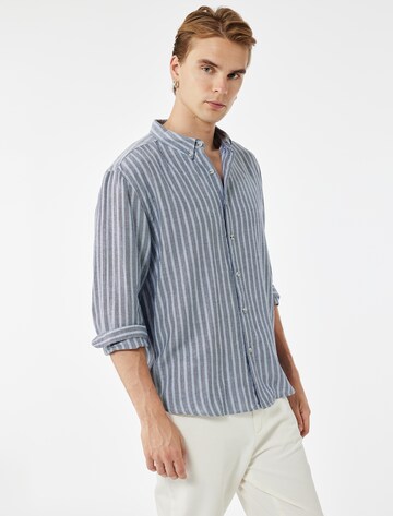 Koton Regular Fit Hemd in Blau